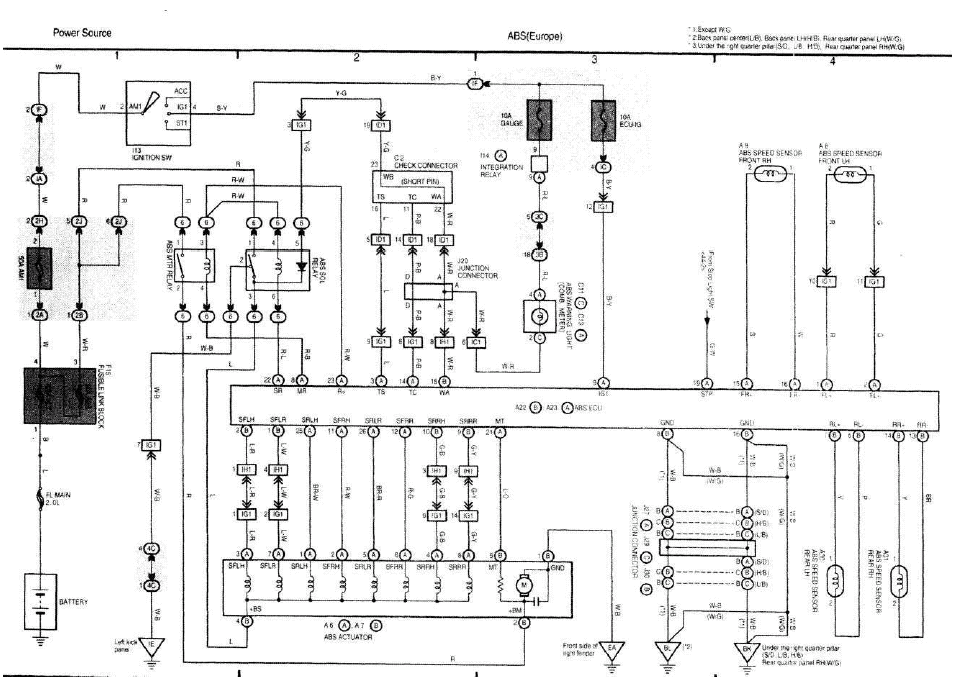 4afe Automatic Transmission Diagrams [diagram] Toyota 4afe A